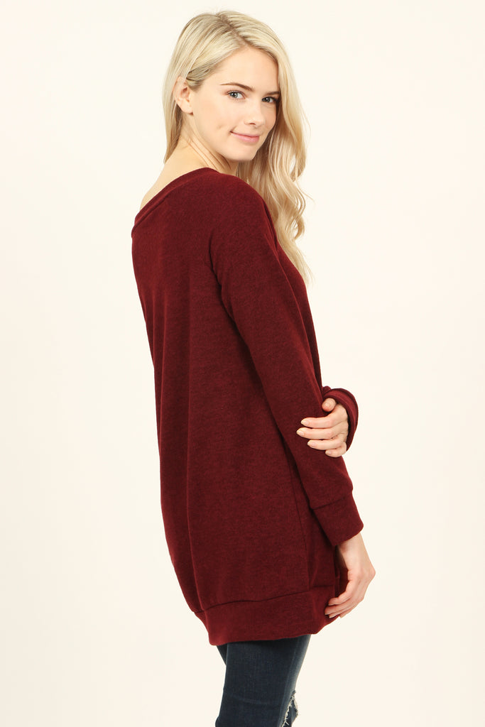Off Shoulder Sweater