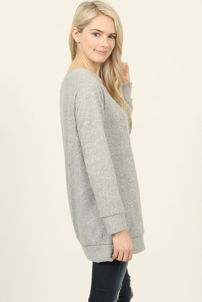 Off Shoulder Sweater