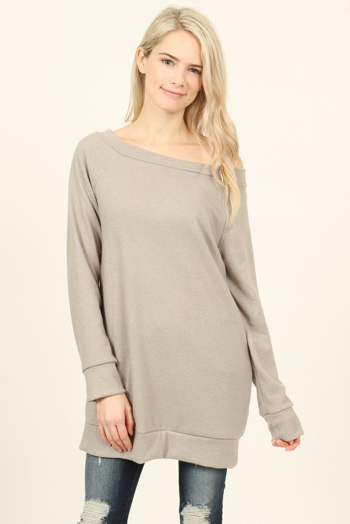 Off Shoulder Sweater