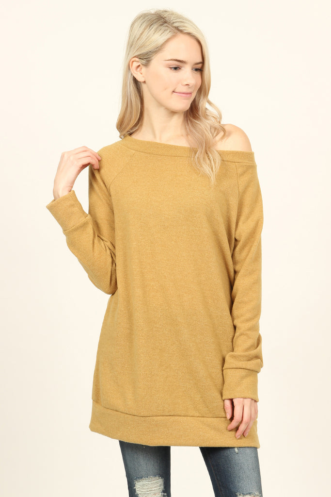 Off Shoulder Sweater