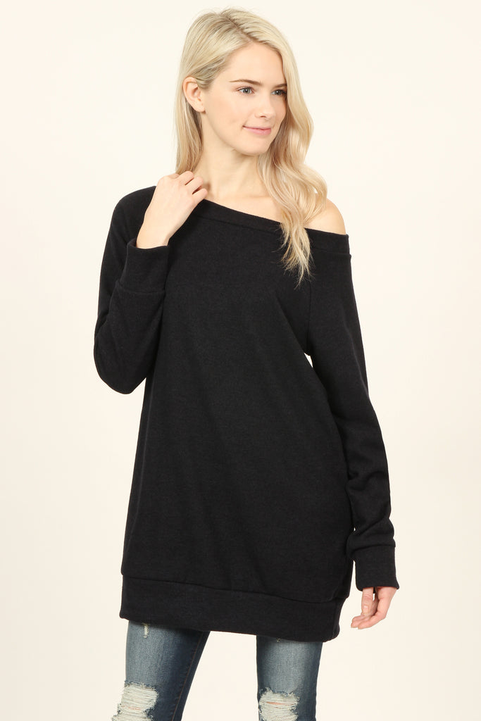 Off Shoulder Sweater