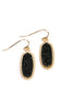 DRUZY STONE OVAL EARRINGS
