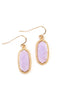 DRUZY STONE OVAL EARRINGS