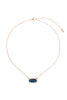 Druzy Stone Oval Stone Pendant  Necklace