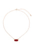 Druzy Stone Oval Stone Pendant  Necklace