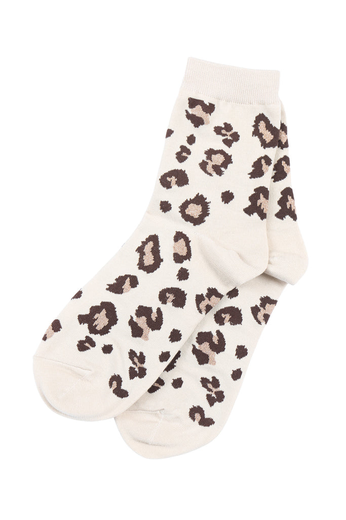 WL157-2 -WOMEN LONG LUREX LEOPARD 10 PAIR PER PACK